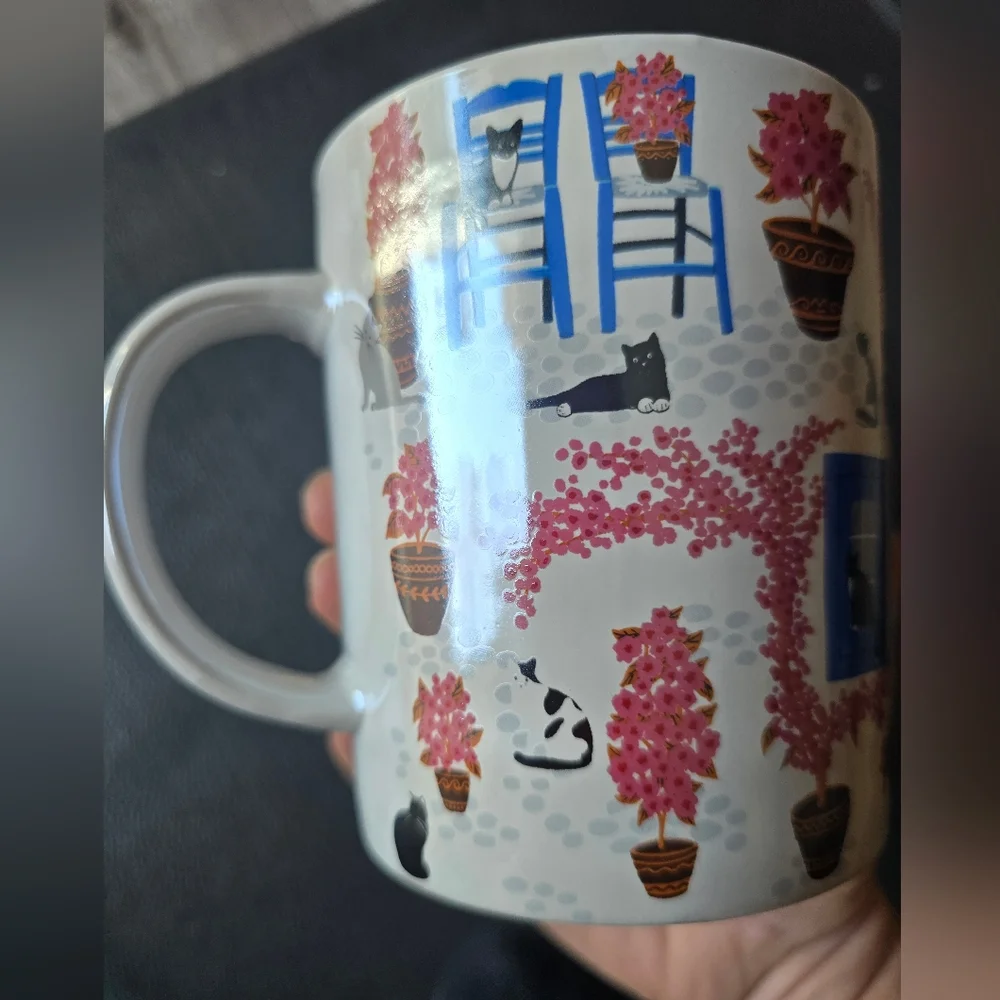 Fig & Fern Cat Mug - Picture 3 of 10